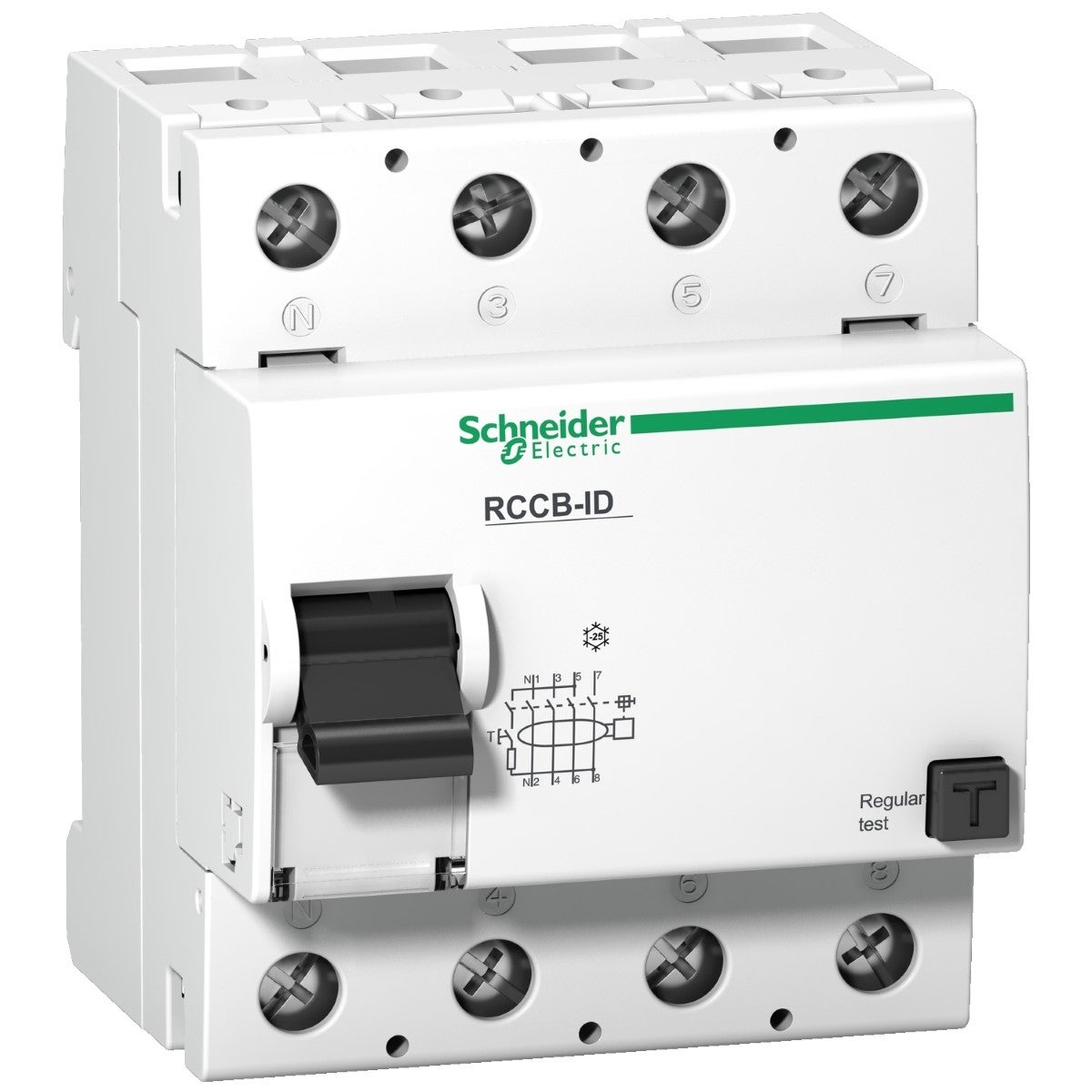 residual current circuit breaker ID Fi - 4 poles - 125 A - 30mA - class AC