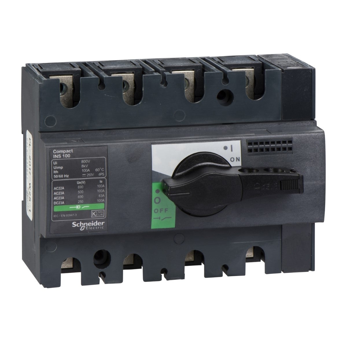 switch-disconnector Compact INS100 - 4 poles - 100 A