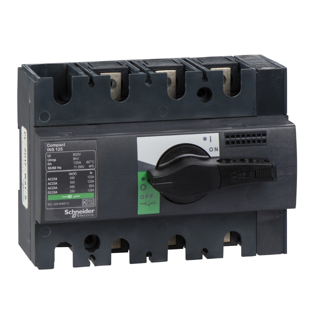 switch-disconnector Compact INS125 - 3 poles - 125 A