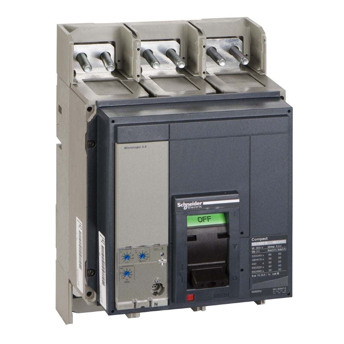 circuit breaker Compact NS1000N - Micrologic 2.0 - 1000 A - 3 poles 3t