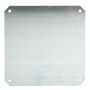 Metallic mounting plate for PLS box 54x54cm