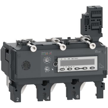 Trip unit MicroLogic 6.3 E for ComPacT NSX 400/630 circuit breakers, electronic, rating 400A, 3 poles 3d