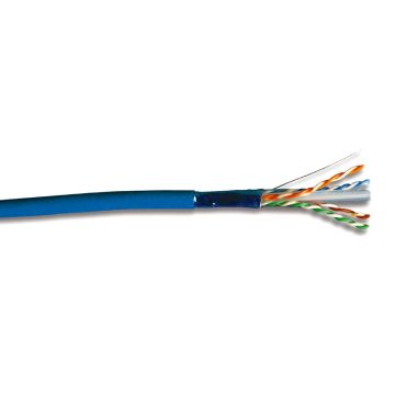 Actassi - cable - category 6 - 4 pair - FTP - 305m - blue - CM