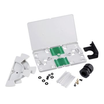1U Fusion splice tray kit (max. 24-fiber)