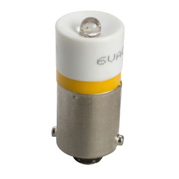 LED bulb with BA9s base - orange - 24 V AC/DC