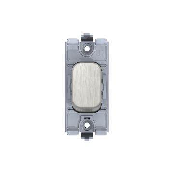 Lisse - Switch Module - 2 way Retractive - 10A Stainless Steel
