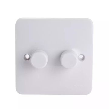 Lisse - universal dimmer - 2 gangs - 2 way - LED - 100W