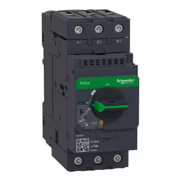 Motor circuit breaker, TeSys GV3, 3P, 48-65 A, thermal magnetic, EverLink terminals