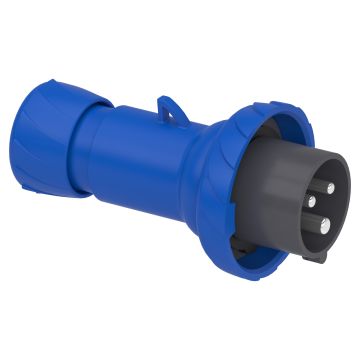 PratiKa wander plug - straight - 16 A - 2P + E - 200...250 V AC - IP67