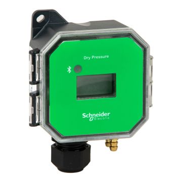 EP Series Differential Pressure/Air Velocity Transducer, Panel Mounting, 0-10 in. WC/0-2500Pa, LCD