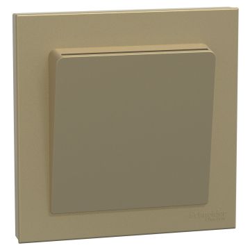 Electronic key card switch, AvatarOn C, 16A, wine gold