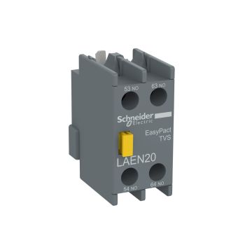 EasyPact TVS - auxiliary contact block - 2 NO - screw-clamps terminals