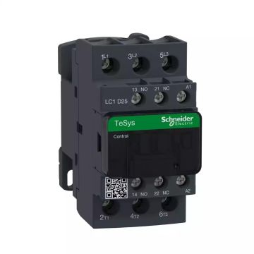 TeSys D contactor - 3P(3 NO) - AC-3 - <= 440 V 25 A - 230 V AC coil