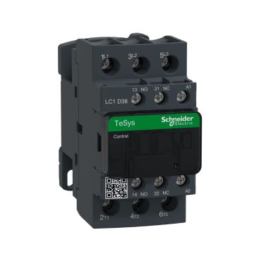 TeSys D contactor - 3P(3 NO) - AC-3 - <= 440 V 38 A - 220 V AC 50/60 Hz coil