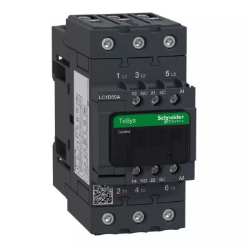 TeSys D contactor - 3P(3 NO) - AC-3 - <= 440 V 50 A - 24 V AC 50/60 Hz coil