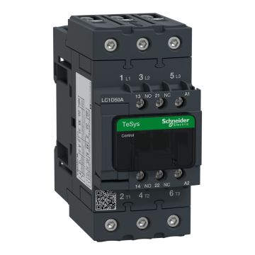 TeSys D contactor - 3P(3 NO) - AC-3 - <= 440 V 50 A - 415 V AC 50/60 Hz coil