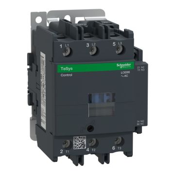 TeSys D contactor - 3P(3 NO) - AC-3 - <= 440 V 95 A - 220 V AC 50/60 Hz coil