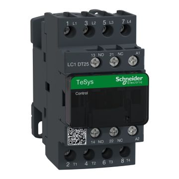 TeSys D contactor - 4P(4 NO) - AC-1 - <= 440 V 25 A - 240 V AC 50/60 Hz coil