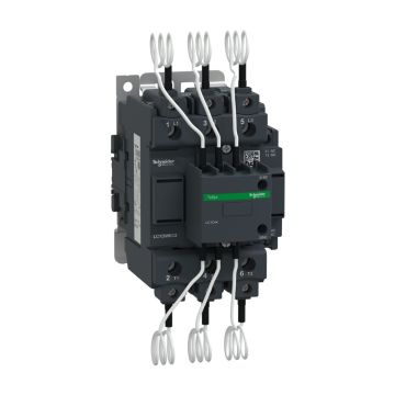 Capacitor contactor, TeSys D, 63 kVAR at 400 V/50 Hz, coil 240 V AC 50/60 Hz
