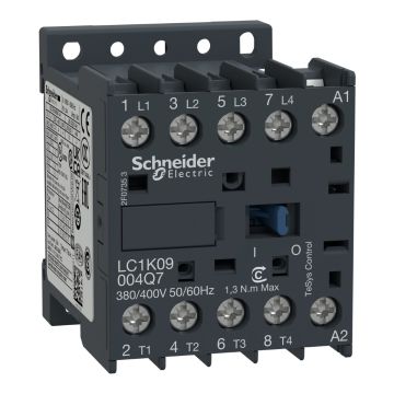 contactor, TeSys K, 4P(4NO), AC-1, 440V 20A, 230V AC coil