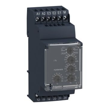 Harmony, Modular 1-phase current control relay, 5 A, 2 CO, 2â€¦500 mA, , 24â€¦240 V AC/DC