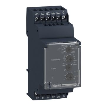 Modular liquid level control relay, Harmony, 5A, 2CO, 24...240V AC DC