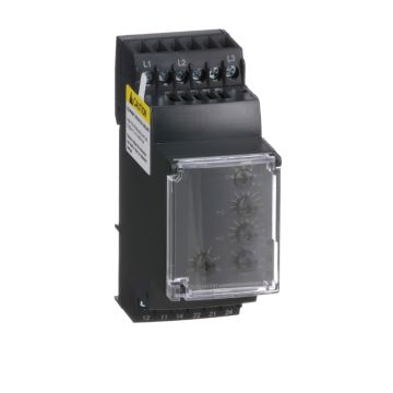 Harmony, Modular multifunction 3-phase supply control relay, 5 A, 2 CO, 220...480 V AC