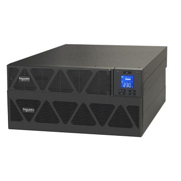 Easy UPS 1 Ph On-Line, 10kVA/10kW, Rackmount 5U, 230V, 1x Hard wire 3-wire(1P+N+E) outlet, Intelligent Card Slot, LCD, Extended Runtime, W/ rail kit
