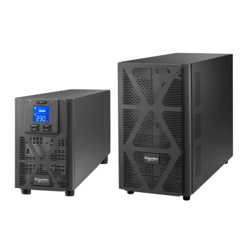 Easy UPS 1 Ph On-Line, 2000VA, Tower, 230V, 4x IEC C13 outlets, Intelligent Card Slot, LCD, Extended runtime