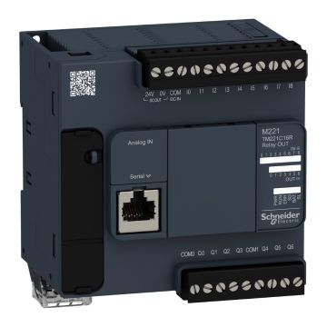 controller M221 16 IO relay