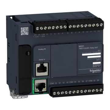 controller M221 24 IO relay Ethernet