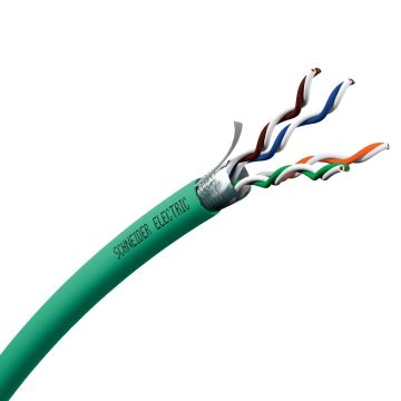 Copper LAN cable, Actassi, SF/UTP, 4P, Cat6, Euroclass D, 250MHz, LSZH, 500m