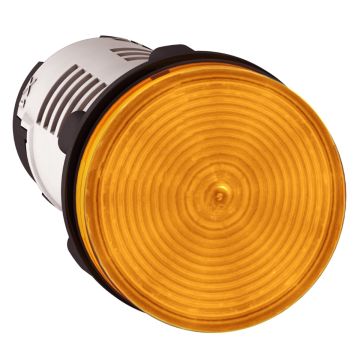 Monolithic pilot light, plastic, orange, Ã˜22, integral LED, 230â€¦240 V AC