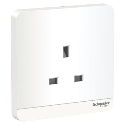 AvatarOn, socket-outlet, 13A, 3P, British BS 1363A, White