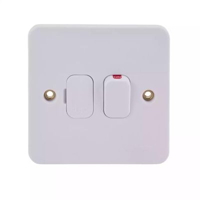 Lisse - Fuse connection unit - LED - 1 gang - 13 A - white moulded