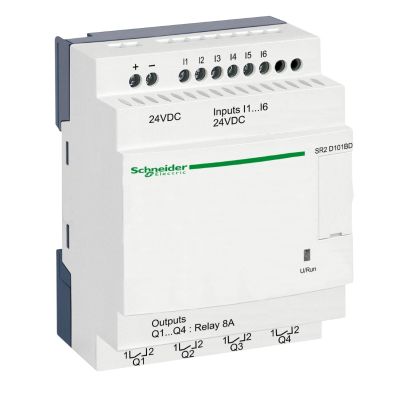 compact smart relay Zelio Logic - 10 I O - 24 V DC - no clock - no display