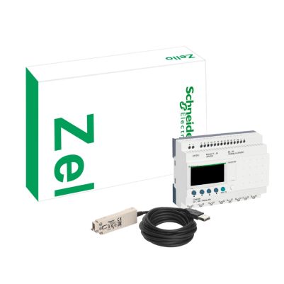 compact smart relay Zelio Logic - â€œdiscoveryâ€ pack - 12 I O - 100..240V AC