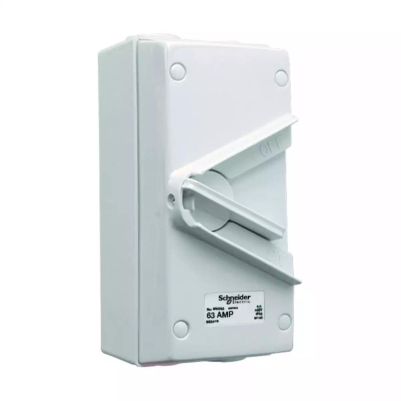63A 440V Surface Mount Triple Pole Isolating Switch IP66