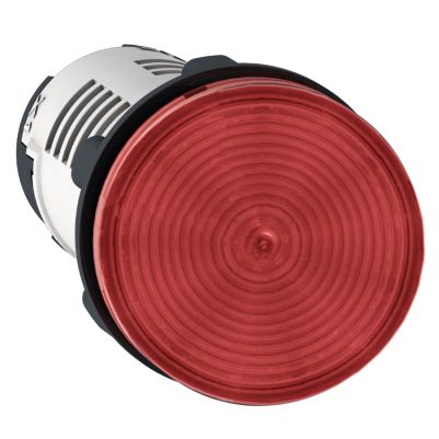 Monolithic pilot light, plastic, red, Ã˜22, integral LED, 230â€¦240 V AC
