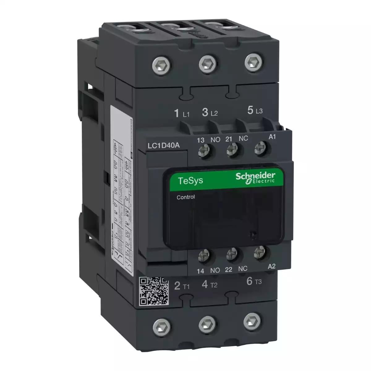 TeSys D contactor - 3P(3 NO) - AC-3 - <= 440 V 40 A - 24 V AC 50/60 Hz coil