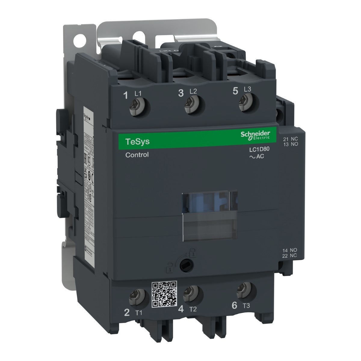 TeSys D contactor - 3P(3 NO) - AC-3 - <= 440 V 80 A - 415 V AC 50/60 Hz coil