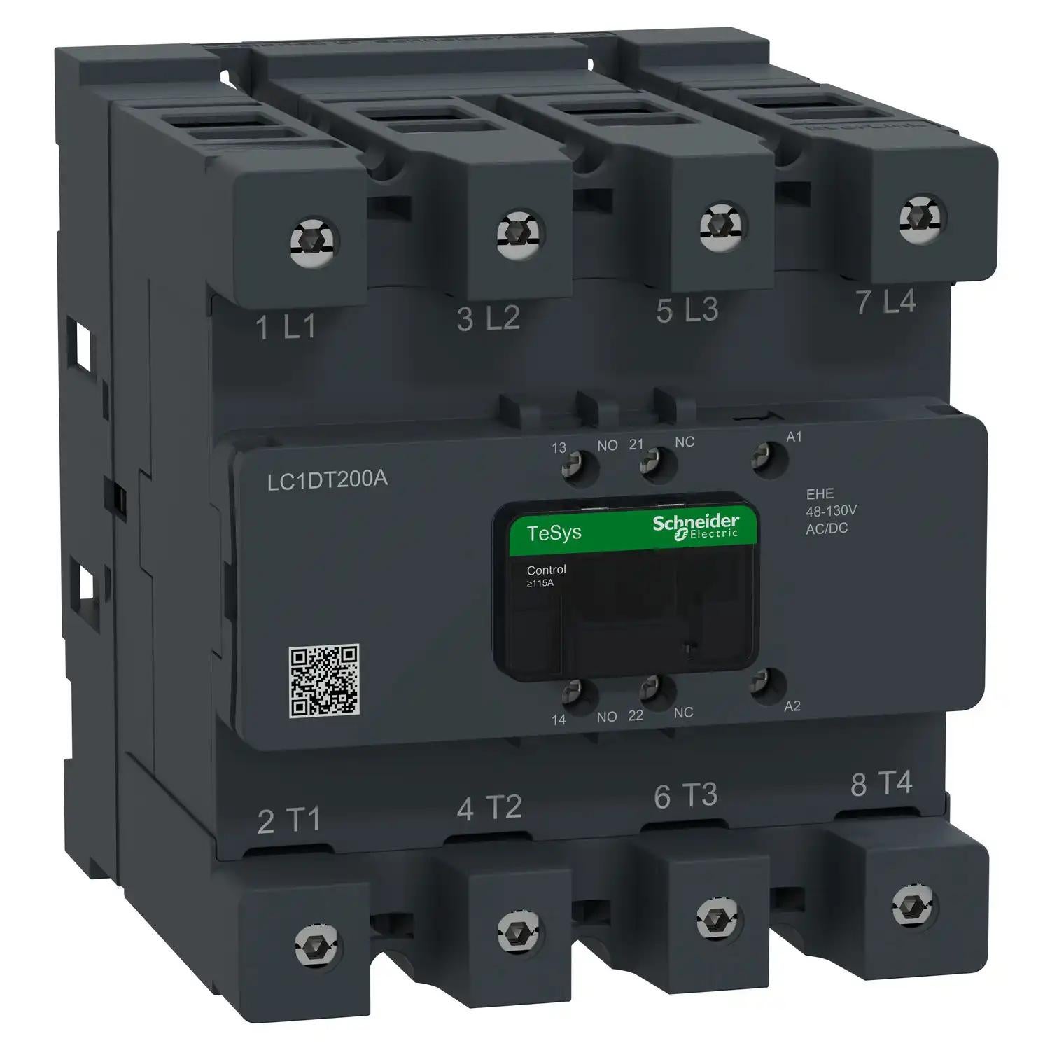 Contactor Deca 200A 4P 48-130V ACDC EvLk