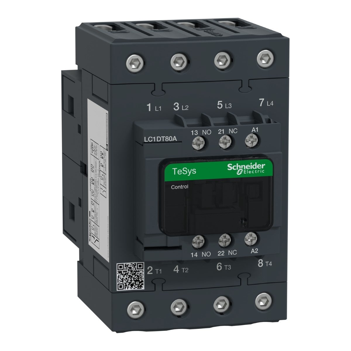 TeSys D contactor - 4P(4 NO) - AC-1 - <= 440 V 80 A - 220 V AC 50/60 Hz coil