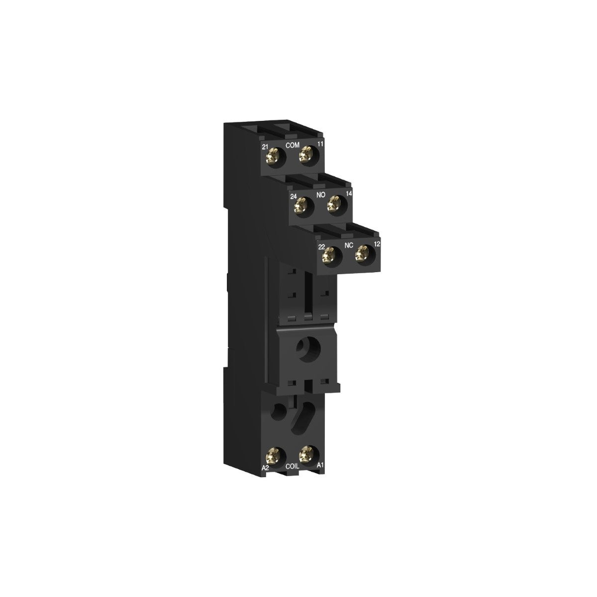 Harmony, Socket, for RSB1A/RSB2A relays, 10 A, screw connectors, separate contact