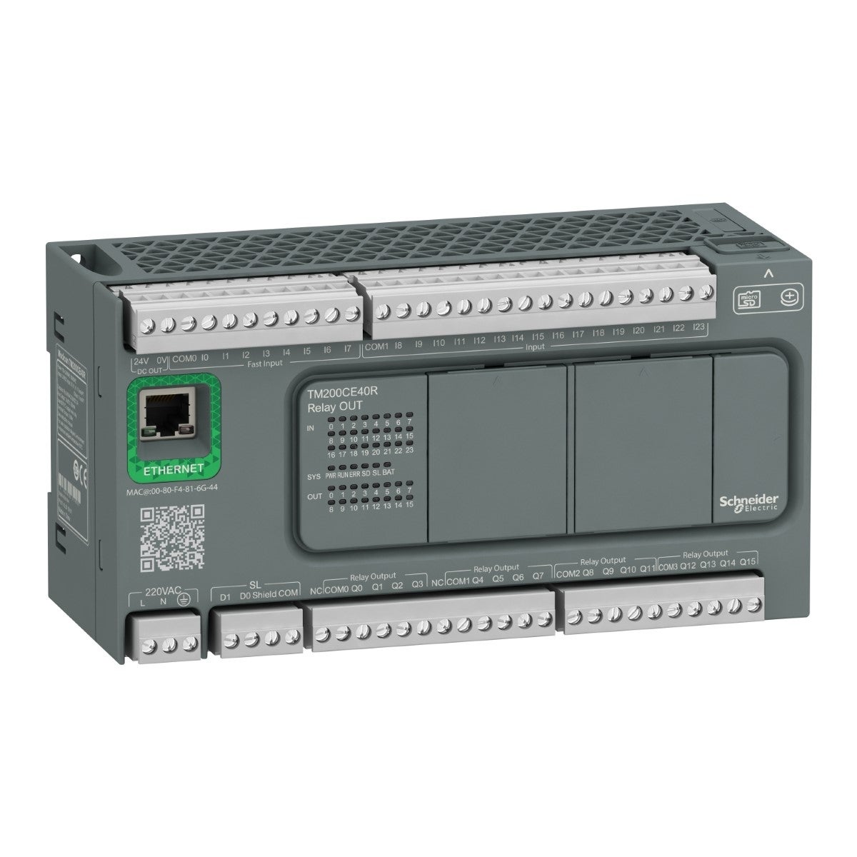 controller M200 40 IO relay+Ethernet