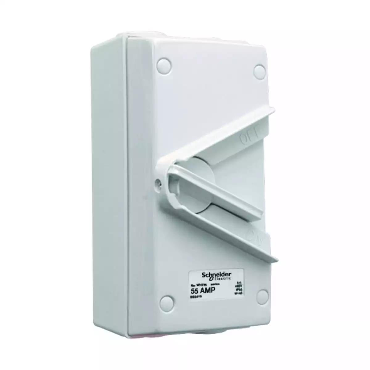 55A 440V Surface Mount Triple Pole Isolating Switch IP66