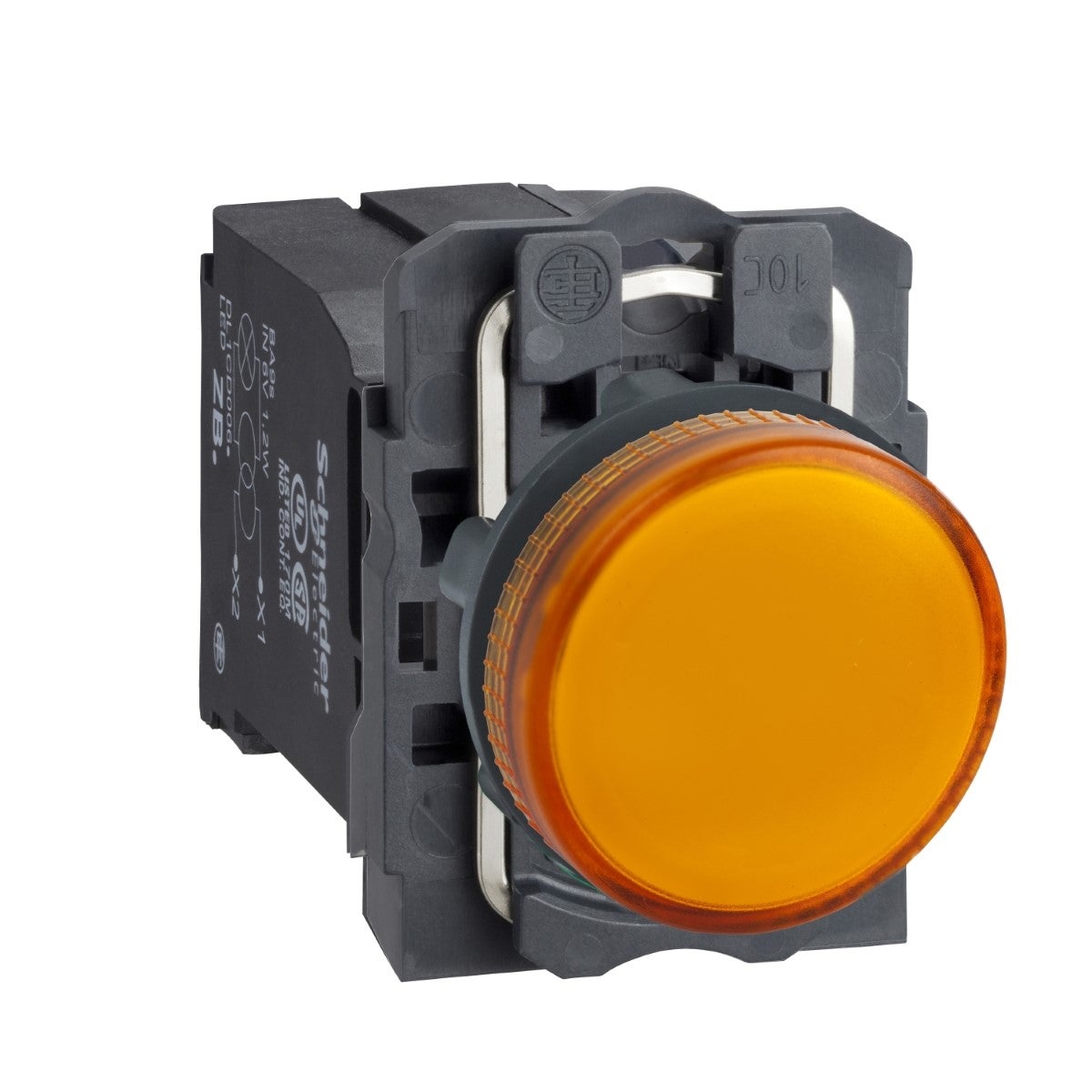 orange complete pilot light Ã˜22 plain lens with BA9s bulb 220...240V