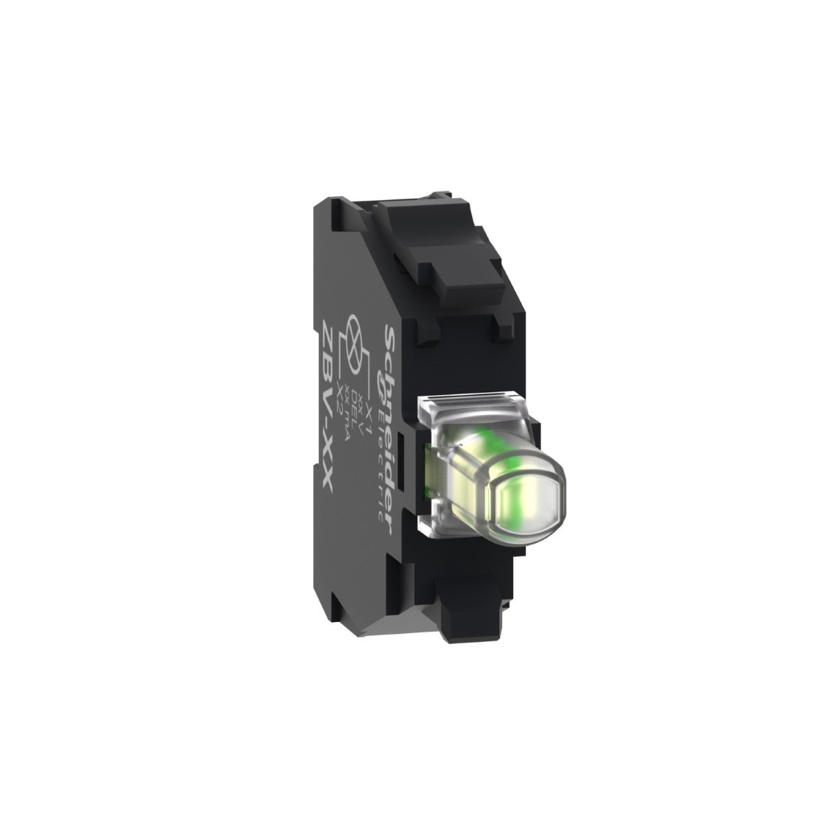 white light block for head Ã˜22 integral LED 230...240V screw clamp terminals